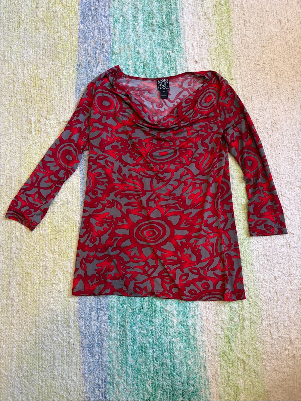 Clara Sun Woo Cowl Neck Top